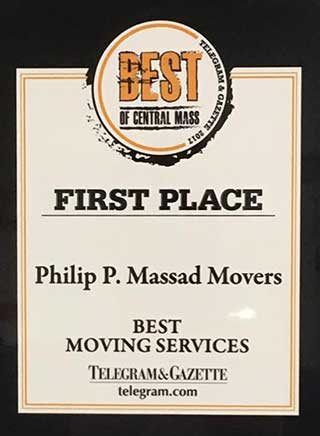 Best Worcester Movers Award
