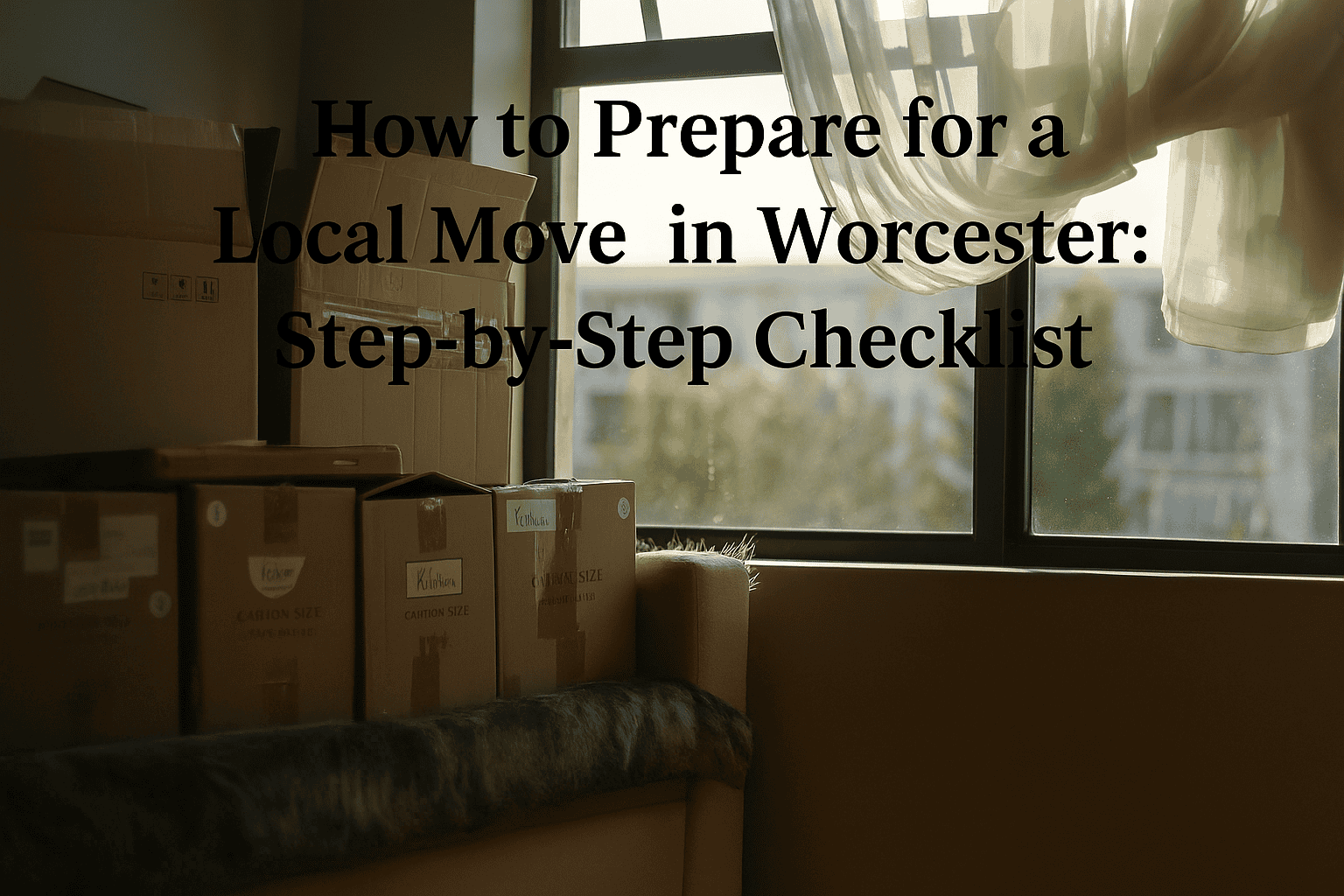 How to Prepare for a Local Move in Worcester: Step-by-Step Checklist