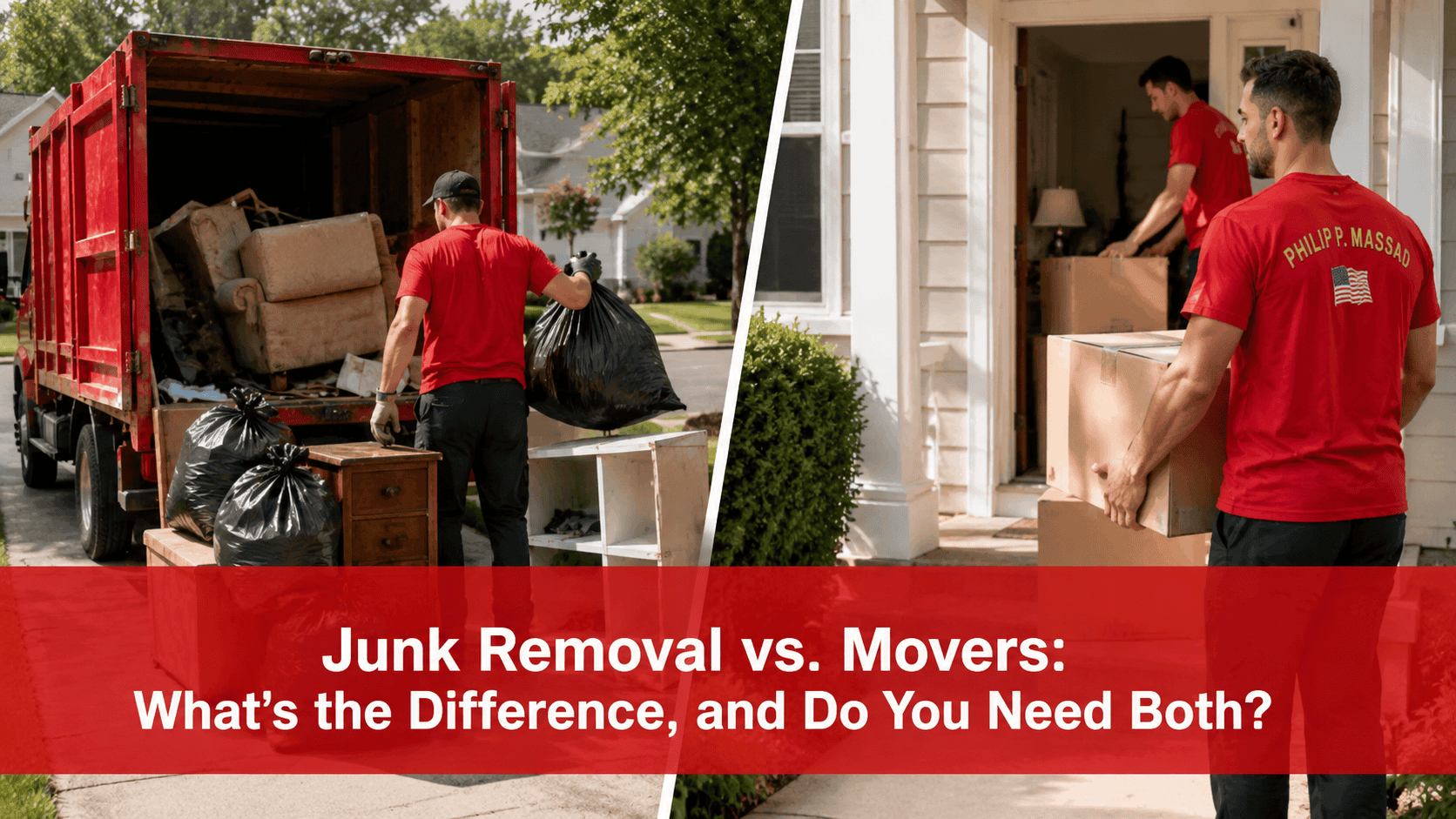 Junk Removal vs. Movers: What's the Difference, and Do You Need Both?
